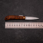 Pocket Knife VG-10 Karin 60mm with Leather Sheath-[Musashi]-[Japanese-Kitchen-Knives]