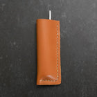 Pocket Knife VG-10 Wenge Outdoor Knives 60mm with Leather Sheath-[Musashi]-[Japanese-Kitchen-Knives]