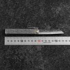 Pocket Knife White Steel #2 75mm Carbon Tsuchime Knifegata with Paulownia Wooden Box-[Musashi]-[Japanese-Kitchen-Knives]