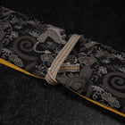 Musashi Japanese Style Kitchen Knife Roll White Tiger 4 Pockets Handmade-[Musashi]-[Japanese-Kitchen-Knives]