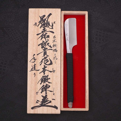 Cuchilla/Kamisori Blue Steel #2 Suminagashi Mango de Cuerda 50mm