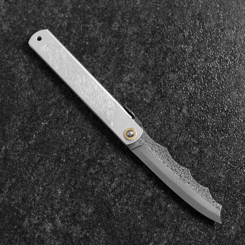 Ryubu-Dragon Higonokami Aogami 120mm (4.7”)-[Musashi]-[Japanese-Kitchen-Knives]