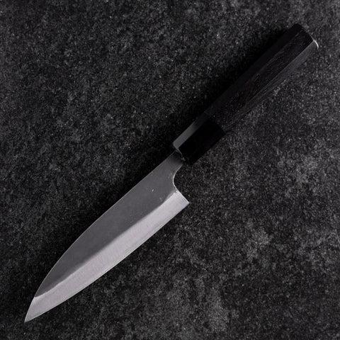 Sabaki White Steel #2 Kurouchi Mango de Búfalo Ébano 140mm
