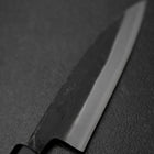 Sabaki White Steel #2 Kurouchi Buffalo Magnolia Handle 140mm (5.5”)-[Musashi]-[Japanese-Kitchen-Knives]