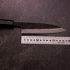 Sabaki White Steel #2 Kurouchi Buffalo Ebony Handle 140mm-[Musashi]-[Japanese-Kitchen-Knives]