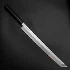 Sakimaru Takohiki Blue Steel #2 Kasumi Buffalo Ebony Handle 320mm-[Musashi]-[Japanese-Kitchen-Knives]
