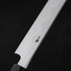 Sakimaru Takohiki Blue Steel #2 Kasumi Buffalo Teak Handle 330mm-[Musashi]-[Japanese-Kitchen-Knives]