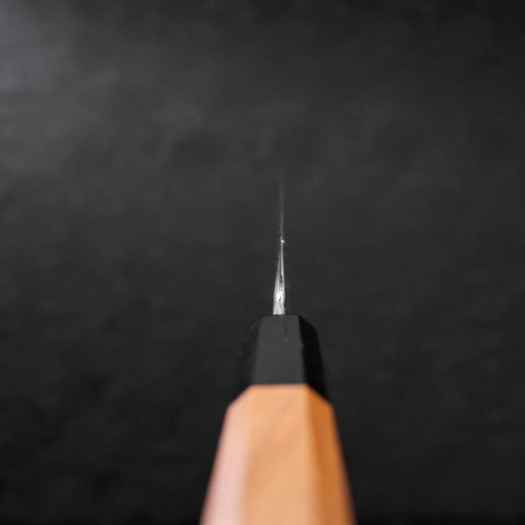 Sakimaru Takohiki Blue Steel #2 Kasumi Buffalo Teak Handle 330mm-[Musashi]-[Japanese-Kitchen-Knives]