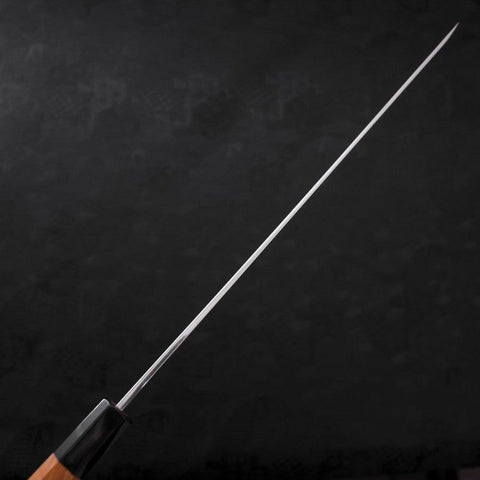 Sakimaru Takohiki Blue Steel #2 Kasumi Buffalo Teak Handle 330mm-[Musashi]-[Japanese-Kitchen-Knives]