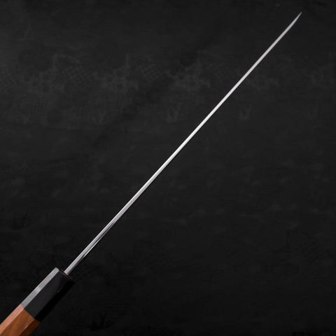 Sakimaru Takohiki Blue Steel #2 Kasumi Buffalo Wenge Handle 300mm-[Musashi]-[Japanese-Kitchen-Knives]