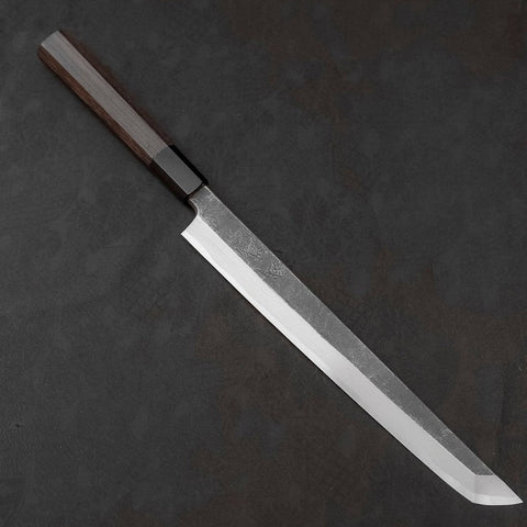 Sakimaru Takohiki Blue Steel #2 Kurouchi Buffalo Wenge Handle 270mm-[Musashi]-[Japanese-Kitchen-Knives]