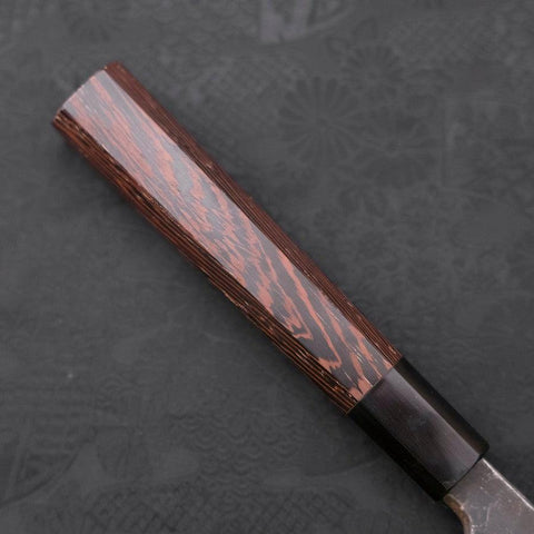 Sakimaru Takohiki Blue Steel #2 Kurouchi Buffalo Wenge Handle 300mm-[Musashi]-[Japanese-Kitchen-Knives]