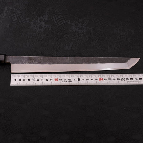 Sakimaru Takohiki Blue Steel #2 Kurouchi Buffalo Wenge Handle 300mm-[Musashi]-[Japanese-Kitchen-Knives]