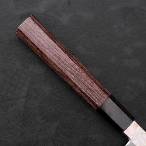 Sakimaru Takohiki Silver Steel #3 Damascus Buffalo Wenge Handle 270mm-[Musashi]-[Japanese-Kitchen-Knives]