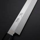 Sakimaru Takohiki Silver Steel #3 Kasumi Buffalo Ebony Handle 300mm-[Musashi]-[Japanese-Kitchen-Knives]