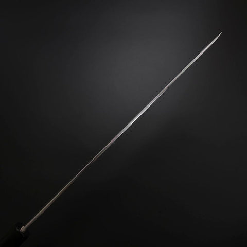 Sakimaru Takohiki Silver Steel #3 Kasumi Buffalo Ebony Handle 300mm-[Musashi]-[Japanese-Kitchen-Knives]