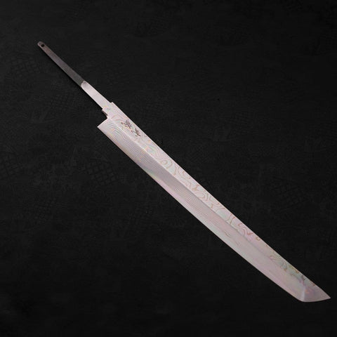 Sakimaru Takohiki Silver Steel #3 Nickel Damascus 300mm-[Musashi]-[Japanese-Kitchen-Knives]