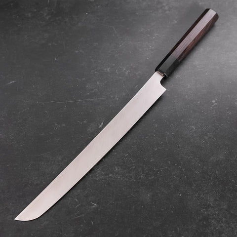 Sakimaru Takohiki VG-10 Mirror Buffalo Ebony Handle 300mm-[Musashi]-[Japanese-Kitchen-Knives]