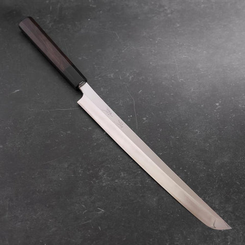 Sakimaru Takohiki VG-10 Mirror Buffalo Ebony Handle 300mm-[Musashi]-[Japanese-Kitchen-Knives]