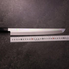 Sakimaru Takohiki White Steel #2 Moon-Fuji Water Honyaki Buffalo Ebony Handle 270mm with Magnolia Sheath-[Musashi]-[Japanese-Kitchen-Knives]