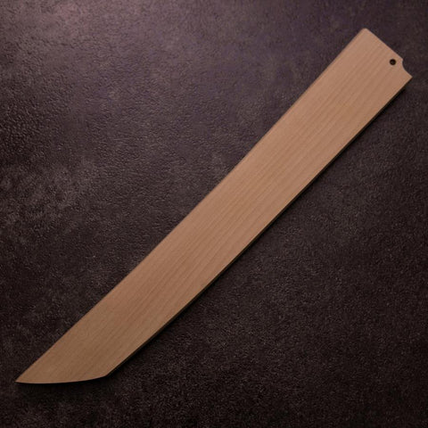 Sakimaru Takohiki White Steel #2 Moon-Fuji Water Honyaki Buffalo Ebony Handle 270mm with Magnolia Sheath-[Musashi]-[Japanese-Kitchen-Knives]
