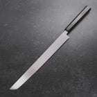 Sakimaru Takohiki White Steel #2 Honyaki Buffalo Ebony Handle 300mm-[Musashi]-[Japanese-Kitchen-Knives]