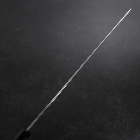 Sakimaru Takohiki White Steel #2 Honyaki Buffalo Ebony Handle 300mm-[Musashi]-[Japanese-Kitchen-Knives]