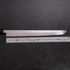 Sakimaru Takohiki White Steel #2 Honyaki Buffalo Ebony Handle 300mm-[Musashi]-[Japanese-Kitchen-Knives]