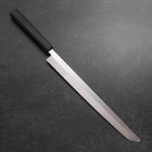 Sakimaru Takohiki White Steel #2 Honyaki Buffalo Ebony Handle 300mm-[Musashi]-[Japanese-Kitchen-Knives]