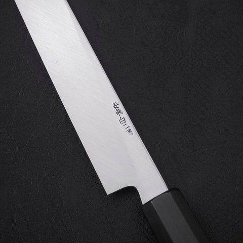 Sakimaru Takohiki White Steel #2 Kasumi Buffalo Ebony Handle 270mm-[Musashi]-[Japanese-Kitchen-Knives]