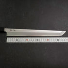 Sakimaru Takohiki White Steel #2 Kasumi Buffalo Teak Handle 300mm-[Musashi]-[Japanese-Kitchen-Knives]