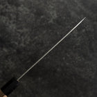 Santoku 440C Nashiji Damascus Buffalo Walnut Handle 165mm (6.5”)-[Musashi]-[Japanese-Kitchen-Knives]