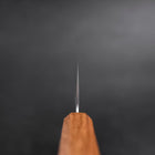 Santoku 440C Polished Oak Handle 165mm-[Musashi]-[Japanese-Kitchen-Knives]