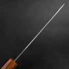 Santoku 440C Polished Oak Handle 165mm-[Musashi]-[Japanese-Kitchen-Knives]