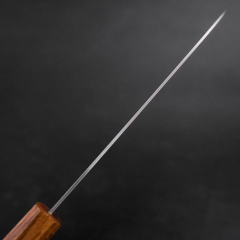 Santoku 440C Polished Oak Handle 165mm-[Musashi]-[Japanese-Kitchen-Knives]