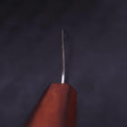 Santoku AUS-10 Nashiji Damascus Purple Urushi Handle 165mm-[Musashi]-[Japanese-Kitchen-Knives]