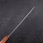 Santoku AUS-10 Nashiji Damascus Sumi Urushi Handle 165mm-[Musashi]-[Japanese-Kitchen-Knives]