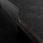 Santoku AUS-10 Nashiji Damascus Wenge Handle 165mm (6.5”)-[Musashi]-[Japanese-Kitchen-Knives]
