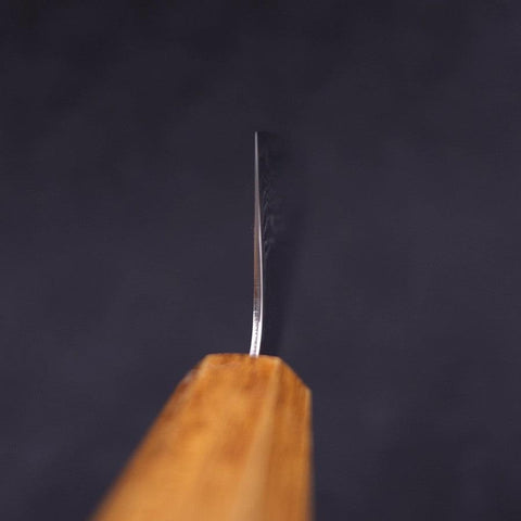Santoku AUS-10 Nashiji Damascus Yaki Urushi Handle 165mm-[Musashi]-[Japanese-Kitchen-Knives]