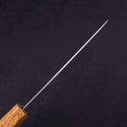 Santoku AUS-10 Nashiji Damascus Yaki Urushi Handle 165mm-[Musashi]-[Japanese-Kitchen-Knives]