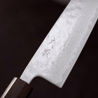 Santoku AUS-10 Nashiji Damascus Zelkova Handle 165mm-[Musashi]-[Japanese-Kitchen-Knives]