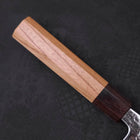 Santoku AUS-10 Nashiji Damascus Zelkova Handle 165mm-[Musashi]-[Japanese-Kitchen-Knives]