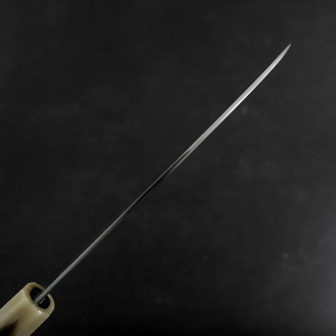 Santoku AUS-10 Nickel Damascus Buffalo Turquoise Handle 170mm-[Musashi]-[Japanese-Kitchen-Knives]