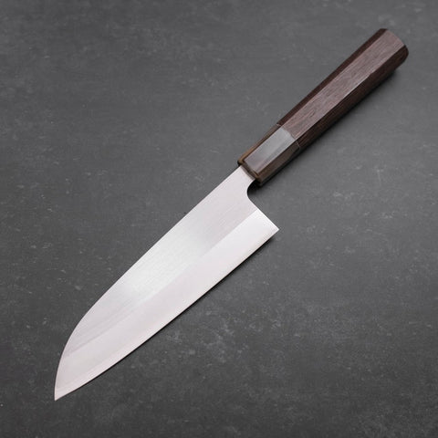 Santoku AUS-10 Pulido Mango de Wengué con Cuerno de Búfalo 165 mm
