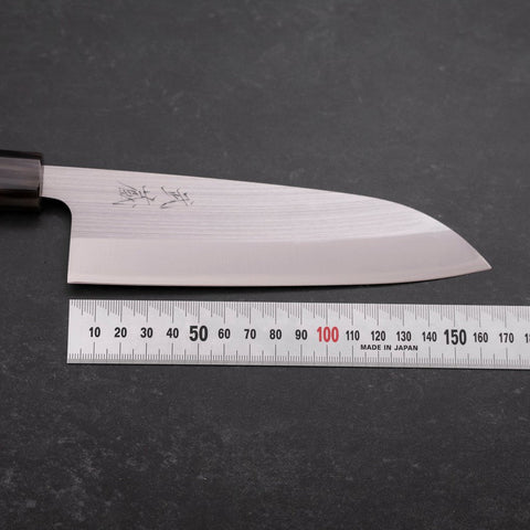 Santoku AUS-10 Pulido Mango de Wengué con Cuerno de Búfalo 165 mm