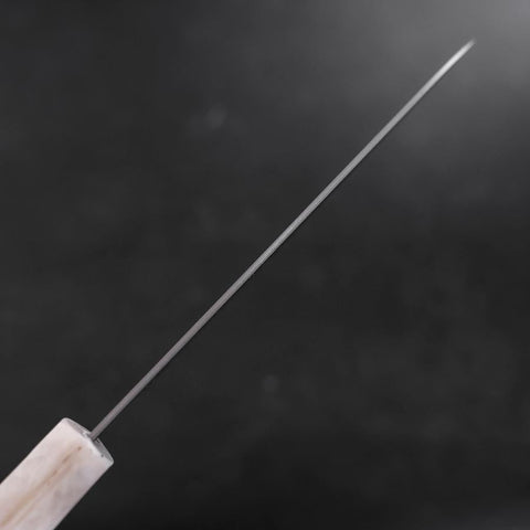 Santoku AUS-10 Polished Ocean Black White Handle 165mm-[Musashi]-[Japanese-Kitchen-Knives]