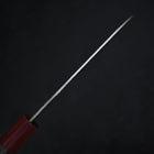 Santoku AUS-10 Tsuchime Damascus Cherry Handle 170mm-[Musashi]-[Japanese-Kitchen-Knives]