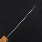 Santoku AUS-10 Tsuchime Damascus Yaki Urushi Handle 165mm-[Musashi]-[Japanese-Kitchen-Knives]