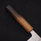 Santoku AUS-10 Tsuchime Damascus Yaki Urushi Handle 165mm-[Musashi]-[Japanese-Kitchen-Knives]