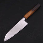 Santoku AUS-10 Wave Nickel Damascus Yaki Urushi Handle 165mm-[Musashi]-[Japanese-Kitchen-Knives]